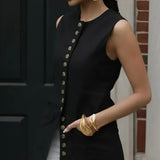 Antonella buttoned vest - House of Maye