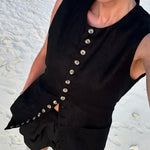 Antonella buttoned vest - House of Maye