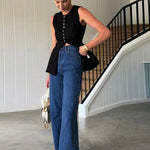 Antonella buttoned vest - House of Maye