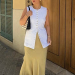 Antonella buttoned vest - House of Maye