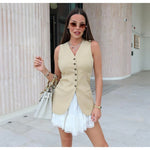 Sandra vest top and maxi skirt - House of Maye