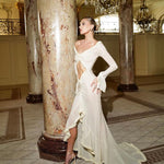 Soiree sheer cut out dress - House of Maye