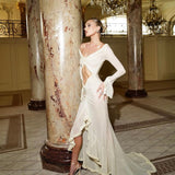 Soiree sheer cut out dress - House of Maye