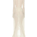 Soiree sheer cut out dress - House of Maye