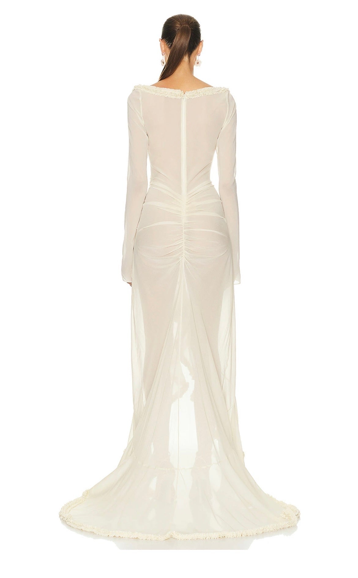 Soiree sheer cut out dress - House of Maye