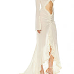 Soiree sheer cut out dress - House of Maye