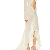 Soiree sheer cut out dress - House of Maye